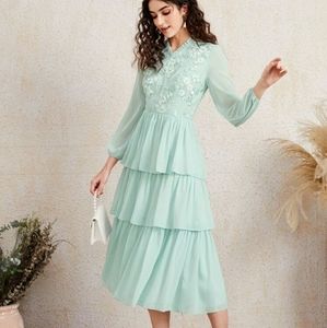 Shein Mint Green Midi Dress